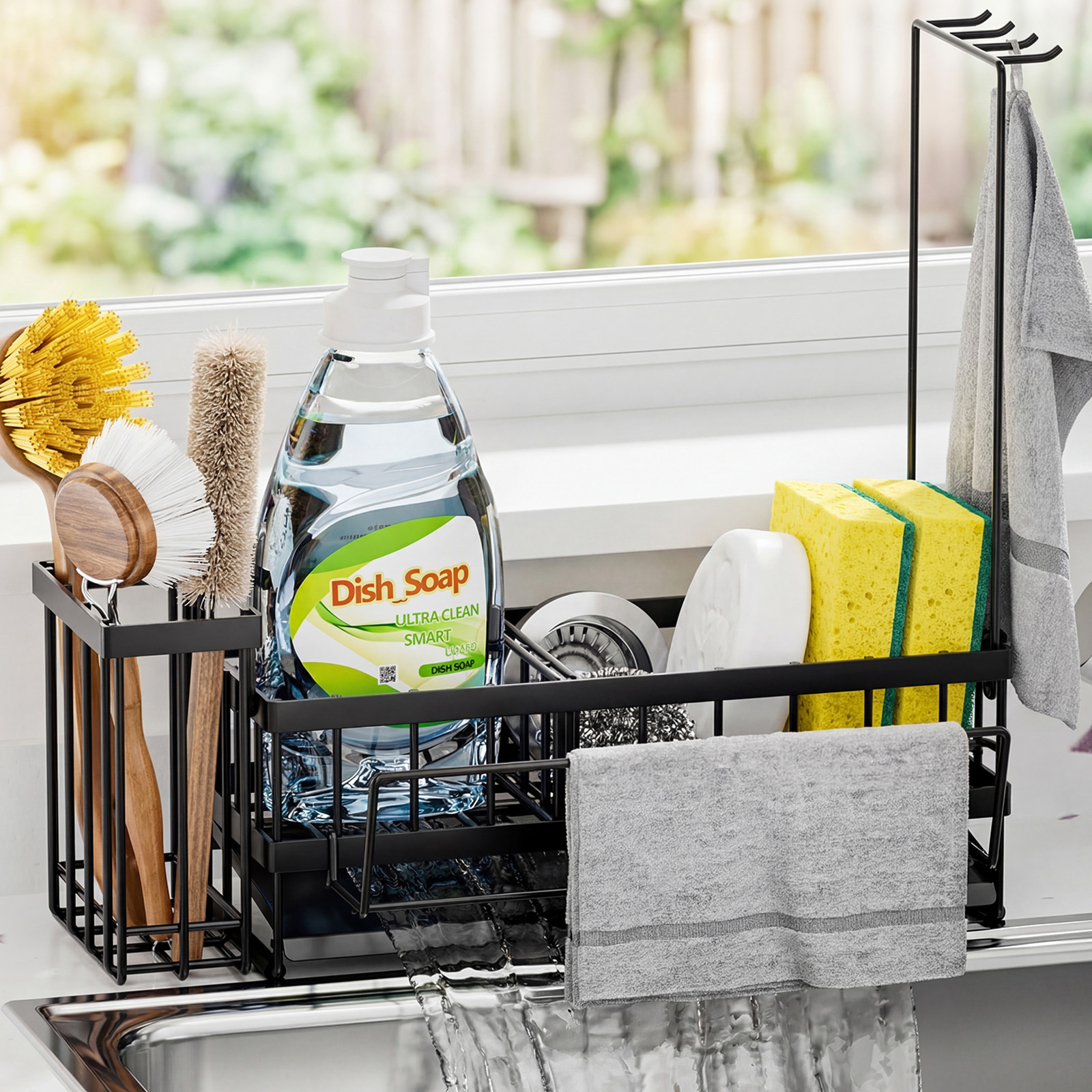Multifunctional Countertop Sink Organizer